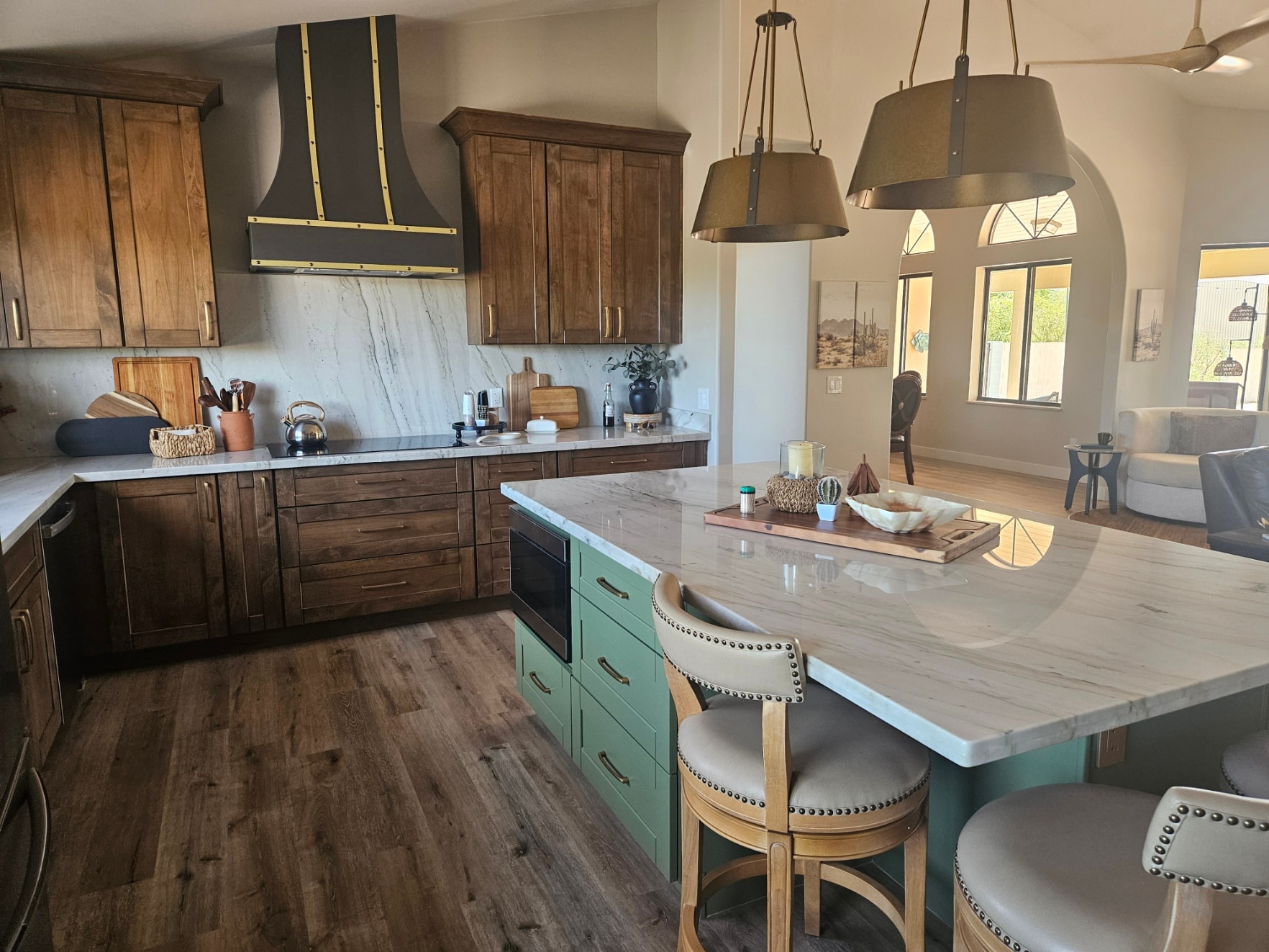 Kitchen remodel with granite countertops